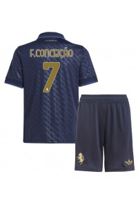 Juventus Francisco Conceicao #7 Babytruitje 3e tenue Kind 2024-25 Korte Mouw (+ Korte broeken)